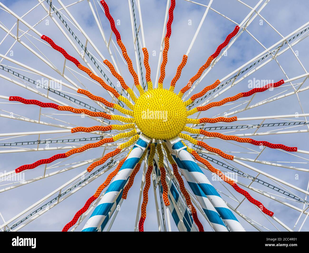 Parc des expositions 'Grande roue' à Tours, Indre-et-Loire (37), France. Banque D'Images