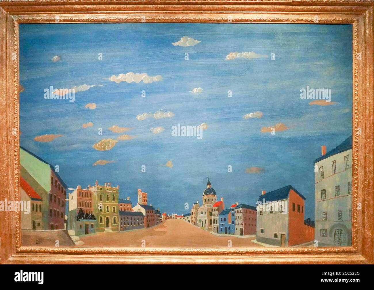 André Derain (1880 - 1954), la ville italienne, ville italienne, Circa 1948-1950, Gouache à bord posé sur toile, 122 × 181.7 cm le Goulantris Mus Banque D'Images