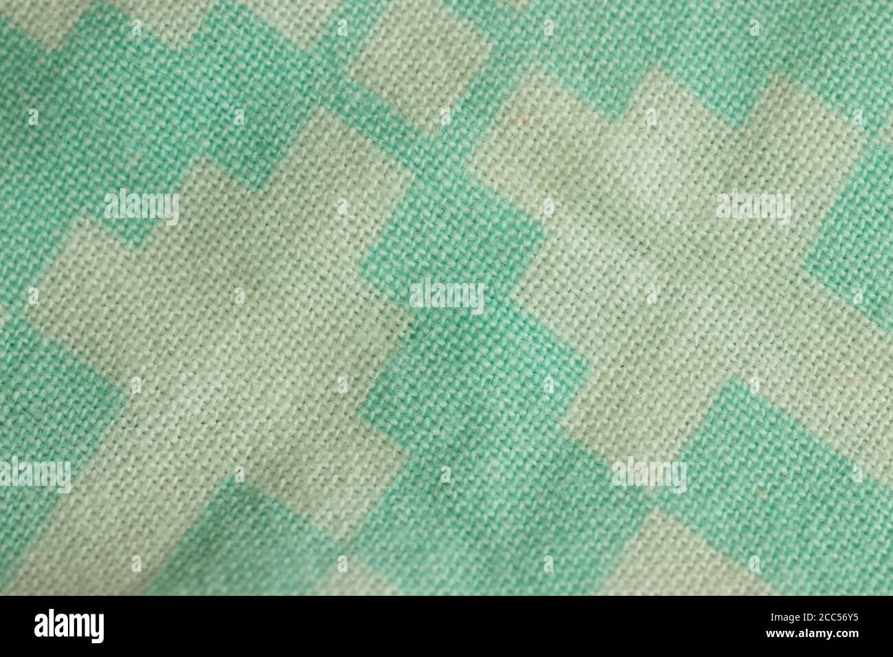 Fond de texture de tissu bleu et blanc Banque D'Images