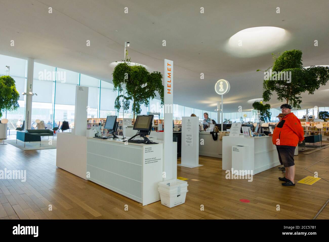 Oodi, bibliothèque centrale, Helsinki, Finlande Banque D'Images