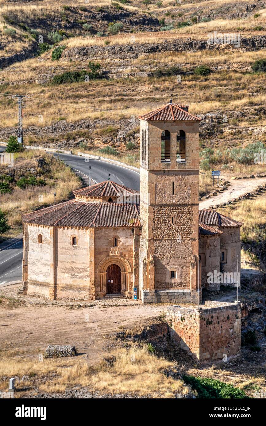 Église de la vraie Croix ou Iglesia de la Vera Cruz, Segovia, Castille et Leon, Espagne Banque D'Images