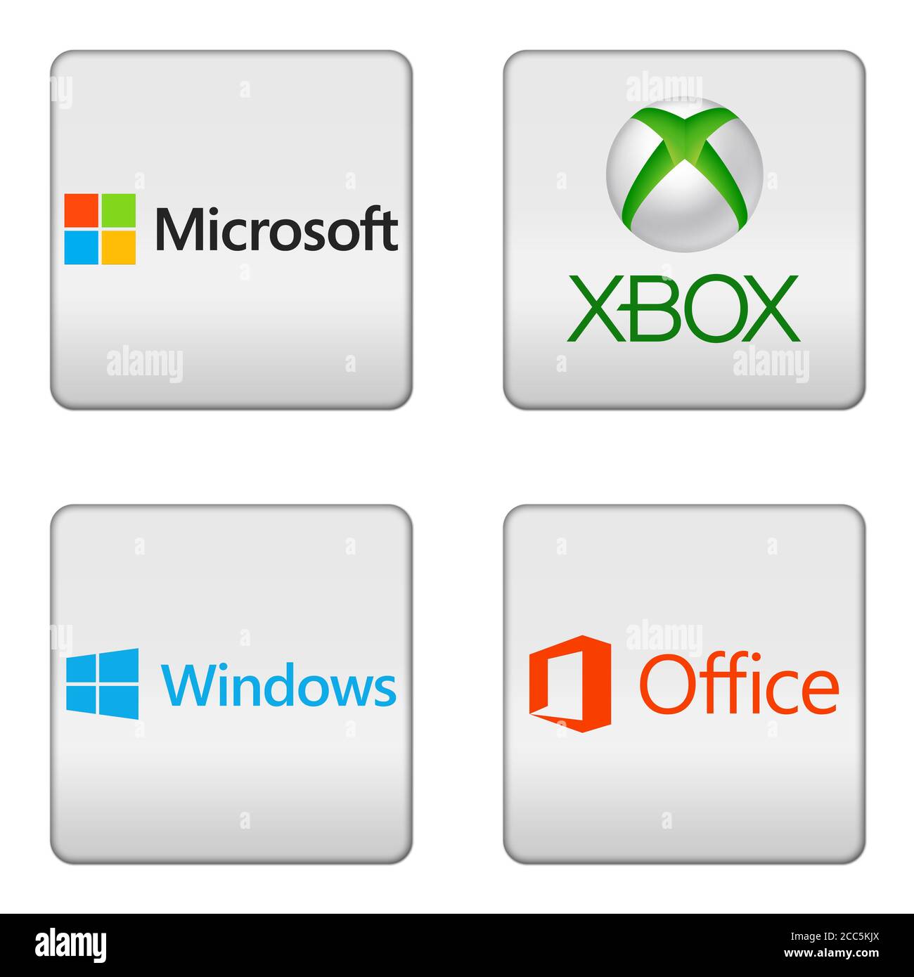 Xbox microsoft office windows logo icône produit bouton app Banque D'Images