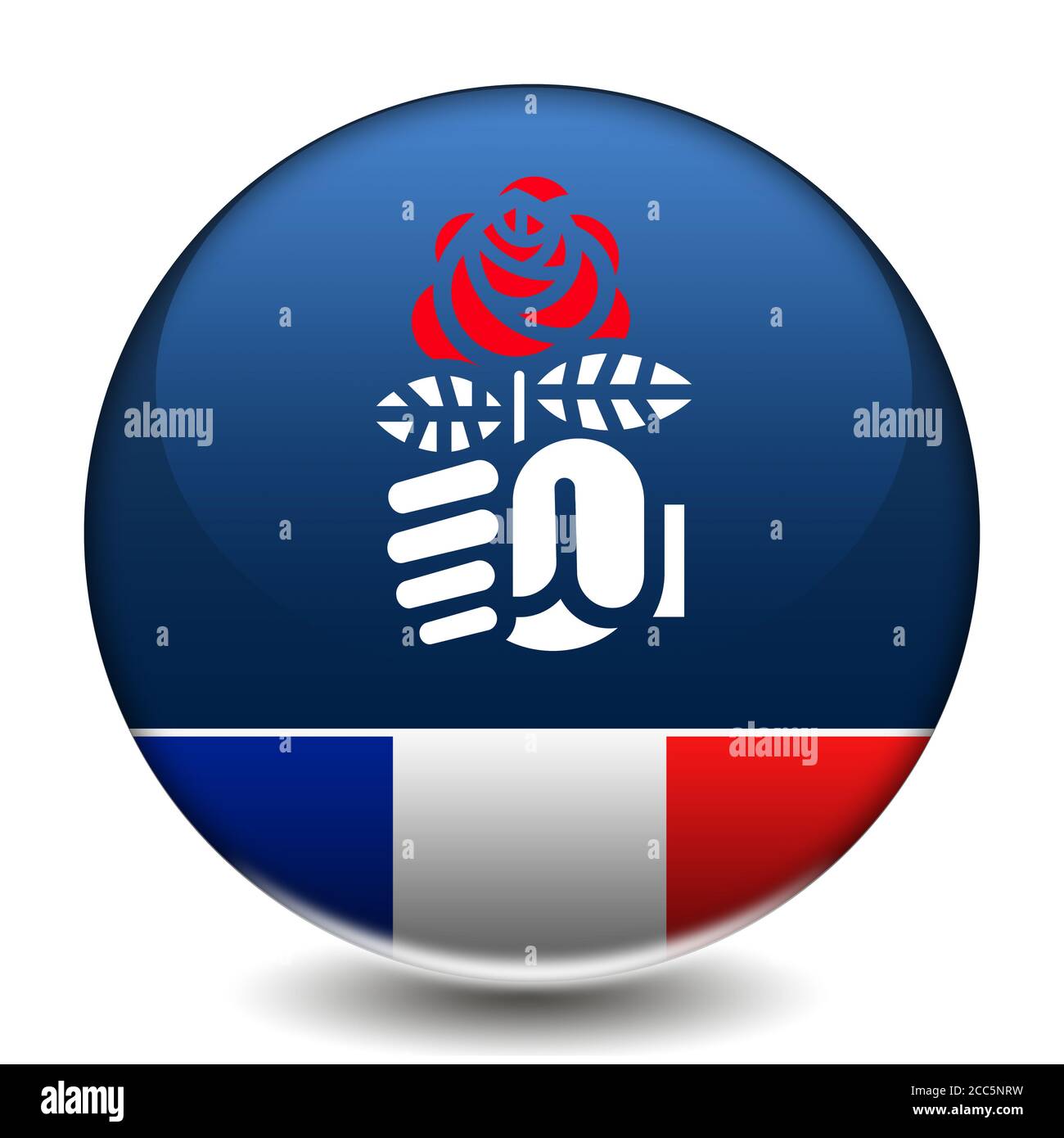 Parti socialiste français Banque D'Images