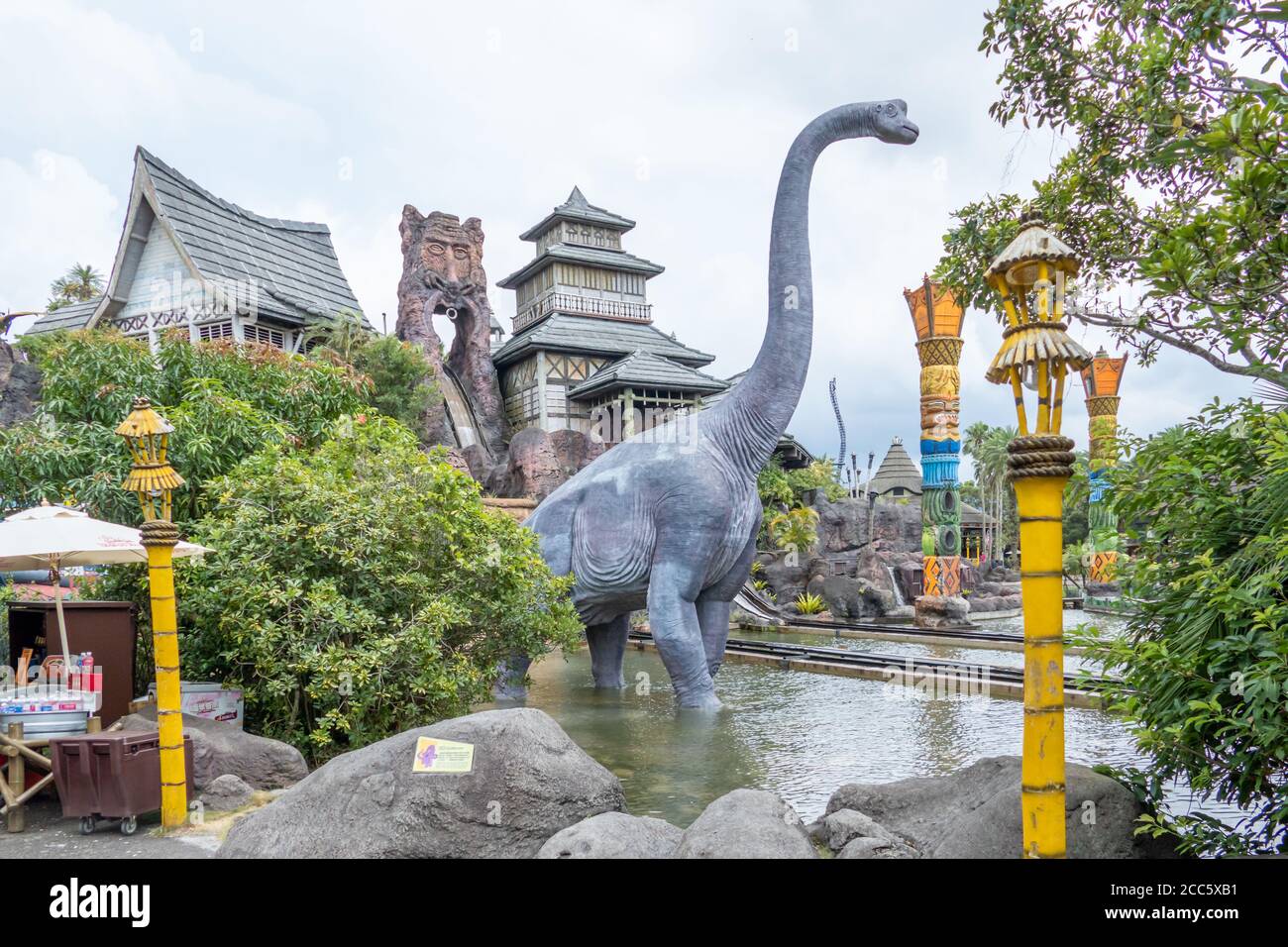 HSINCHU, TAÏWAN - 28 JUIN 2020 : Parc à thème de Leofoo Village, un parc à thème dans le canton de Guanxi, comté de Hsinchu Banque D'Images