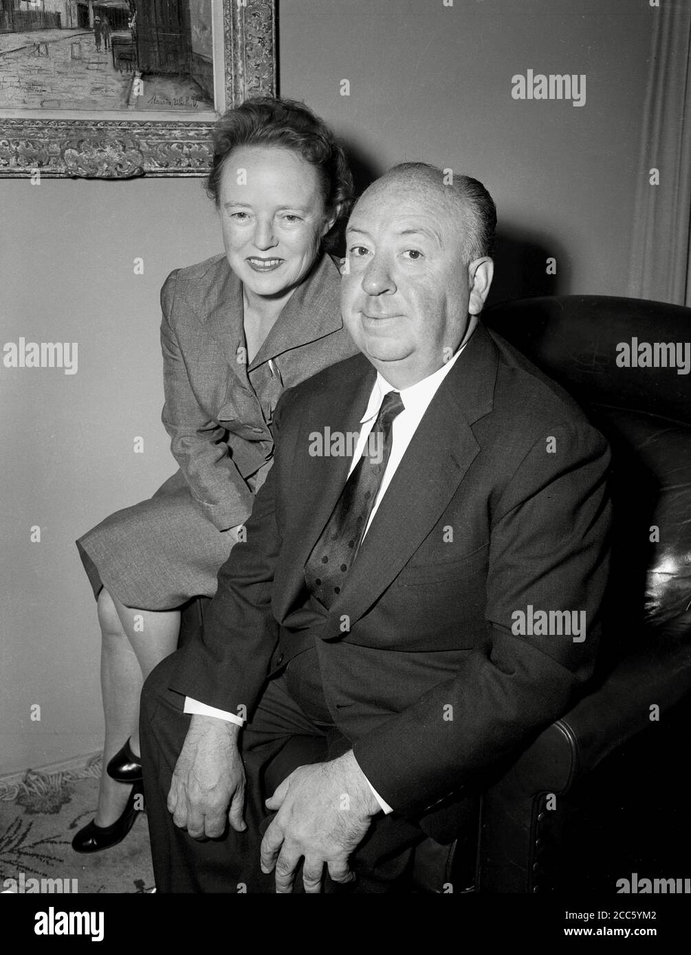 Alfred Hitchcock Alma Reville Banque De Photographies Et D images 