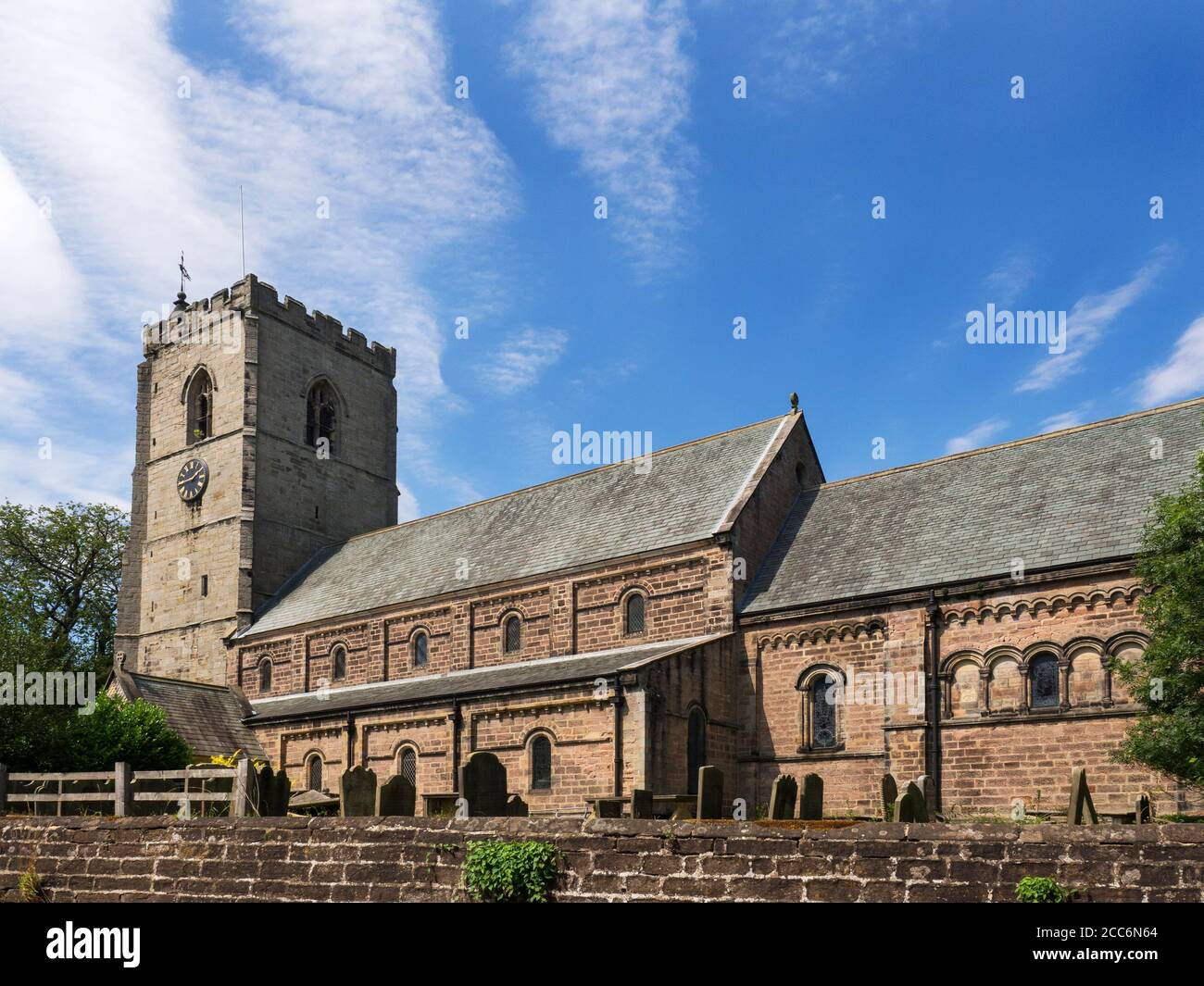 Église des Saints à Spofforth près de Harrogate North Yorkshire Angleterre Banque D'Images