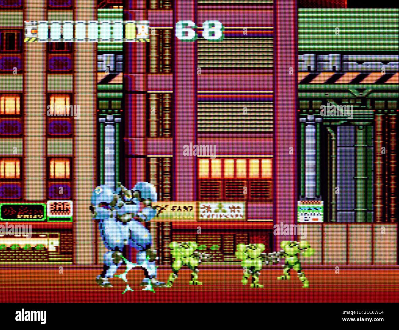 Mad Stalker - Full Metal Force - PC Engine CD Jeu vidéo - usage éditorial uniquement Banque D'Images