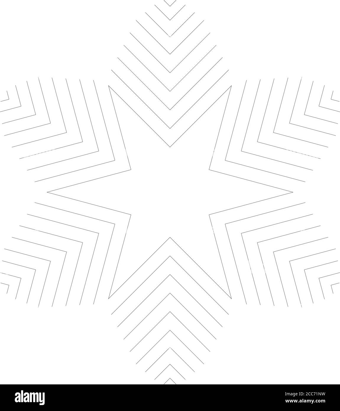 Icône flocon. Thème de Noël et d'hiver. Télévision simple illustration noir sur fond blanc. Illustration de Vecteur