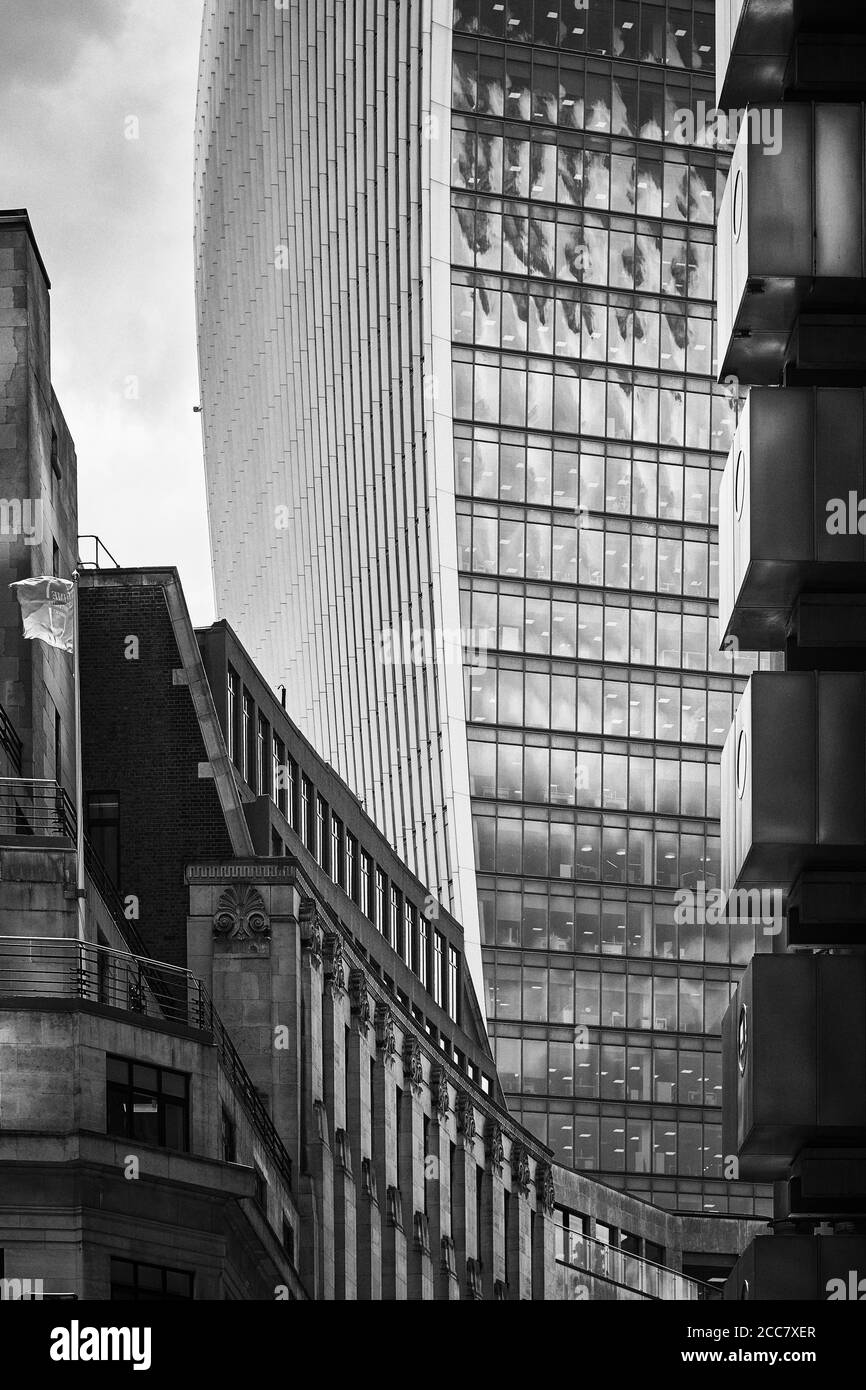 Le bâtiment Walkie-Talkie, 20, rue Fensschurch, dans la ville de Londres Banque D'Images