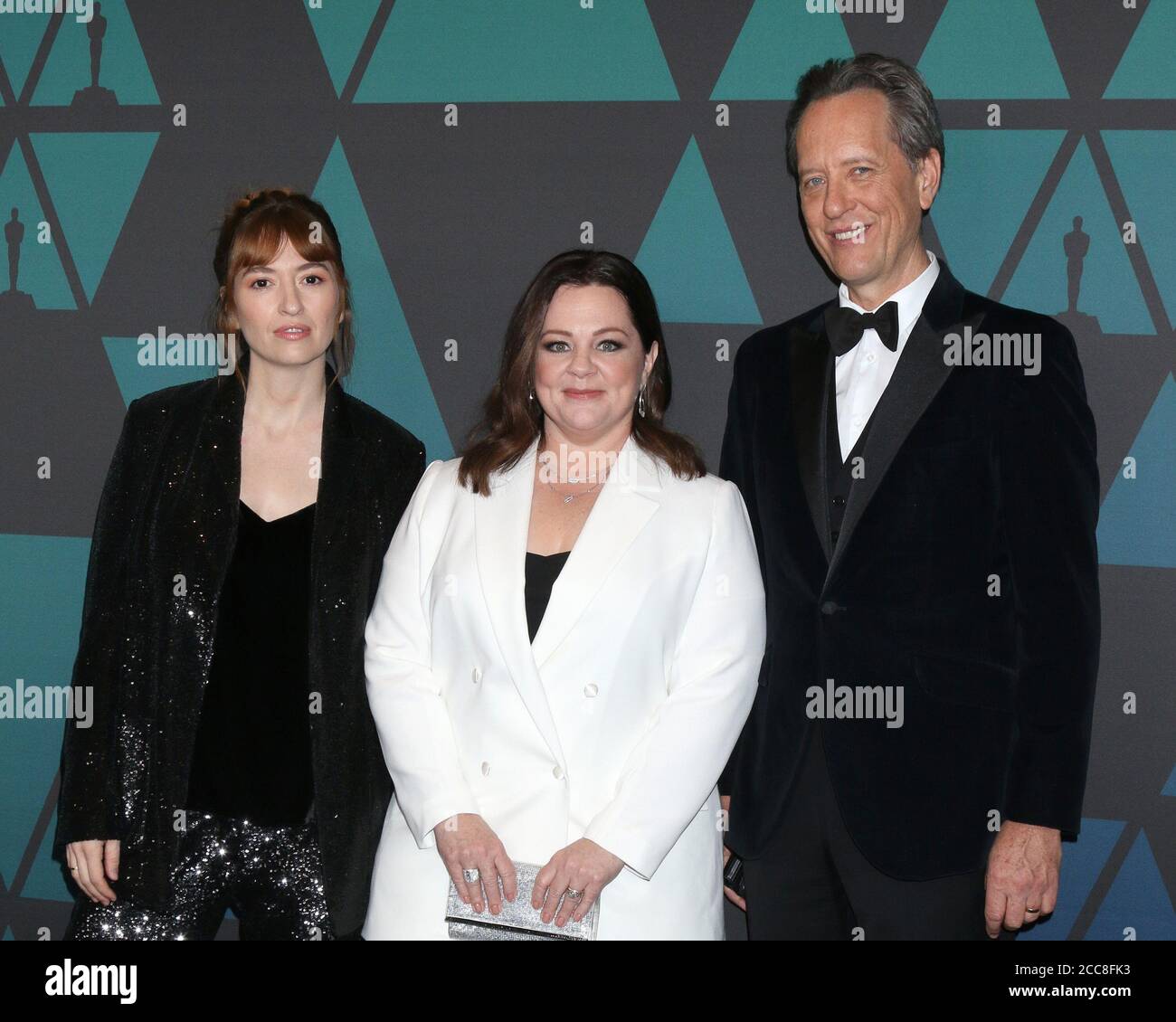 LOS ANGELES - 18 NOVEMBRE : Marielle Heller, Melissa McCarthy, Richard E Grant au 10e Prix annuel des gouverneurs à la salle de bal Ray Dolby, le 18 novembre 2018 à Los Angeles, CA Banque D'Images