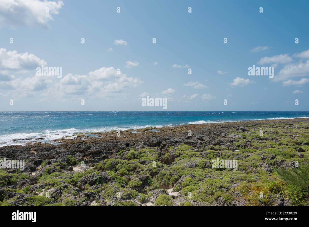 Comté de Pingtung, Taïwan - magnifique vue panoramique depuis le point le plus au sud de Taïwan au parc national de Kenting à Hengchun, comté de Pingtung, Taïwan. Banque D'Images