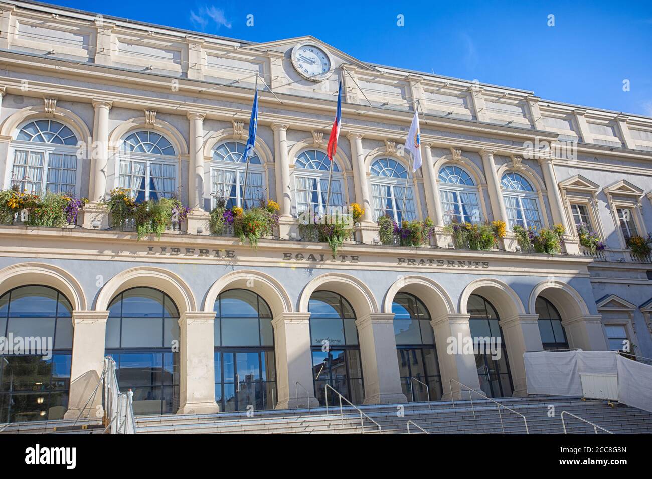 mairie de la ville de Saint-étienne en France Banque D'Images