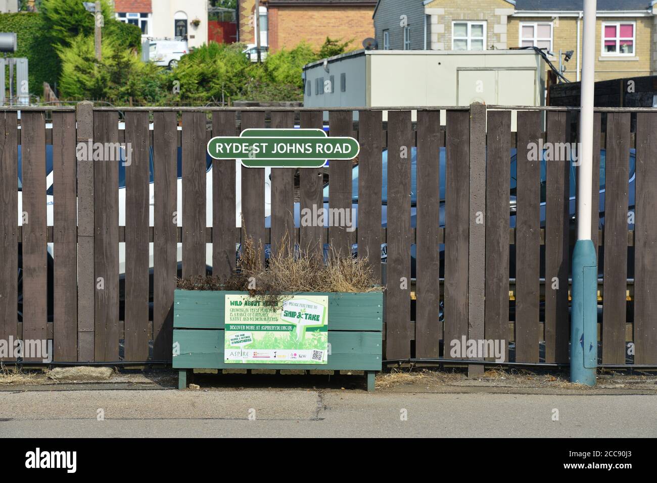 Ryde St johns station dans l'île de Wight Banque D'Images