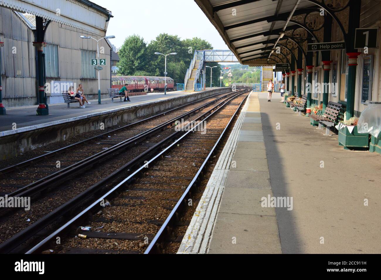 Ryde St johns station dans l'île de Wight Banque D'Images