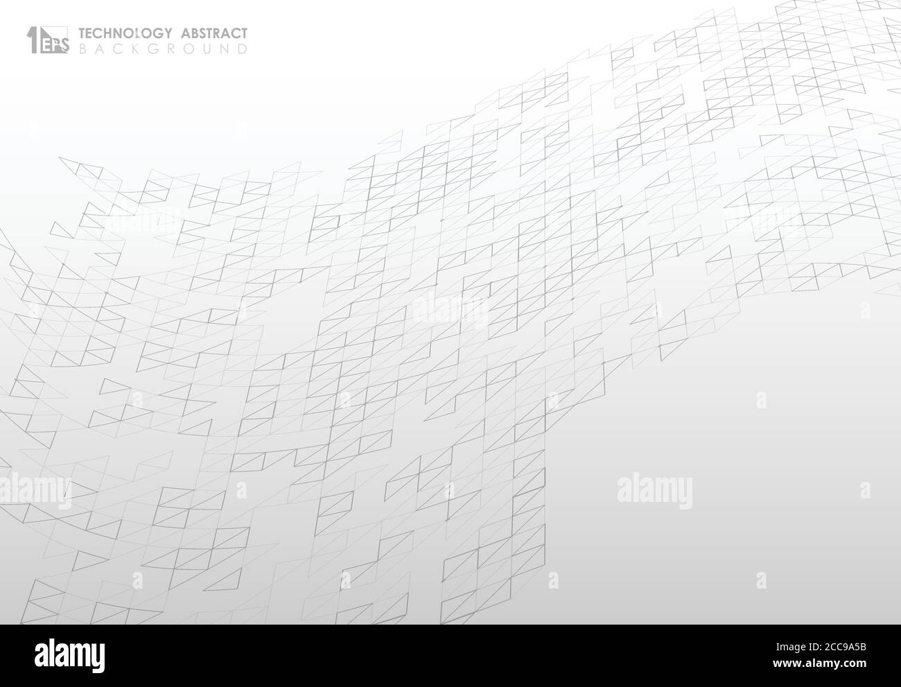 Motif abstrait en forme de triangle sur fond en mesh technologique. Décorer pour publicité, poster, graphisme, modèle de conception, impression. Illustration vector eps10 Illustration de Vecteur