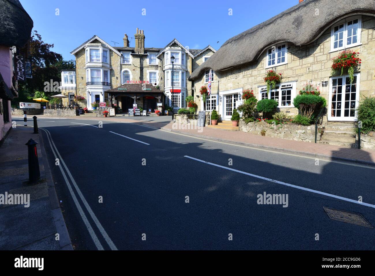 Vieux village de Shanklin dans l'île de Wight Banque D'Images