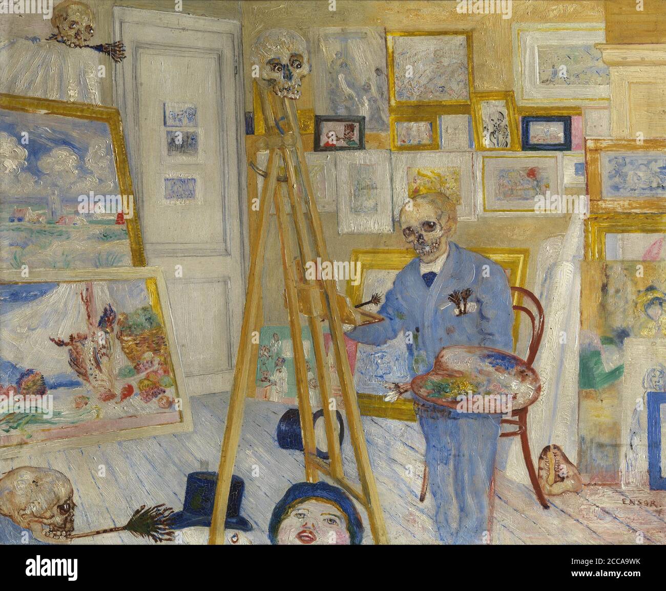l-artiste-peintre-du-squelette-mus-e-mus-e-royal-des-beaux-arts