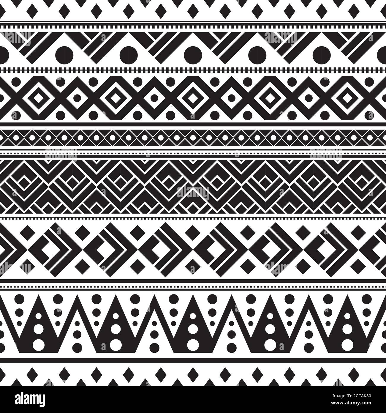 Motif tribal sans coutures géométrique sans coutures motif aztèque Illustration de Vecteur