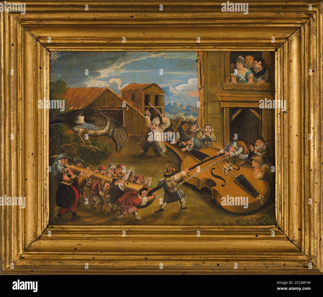 Concert. Musée : COLLECTION PRIVÉE. Auteur: Enrico Albricci. Banque D'Images