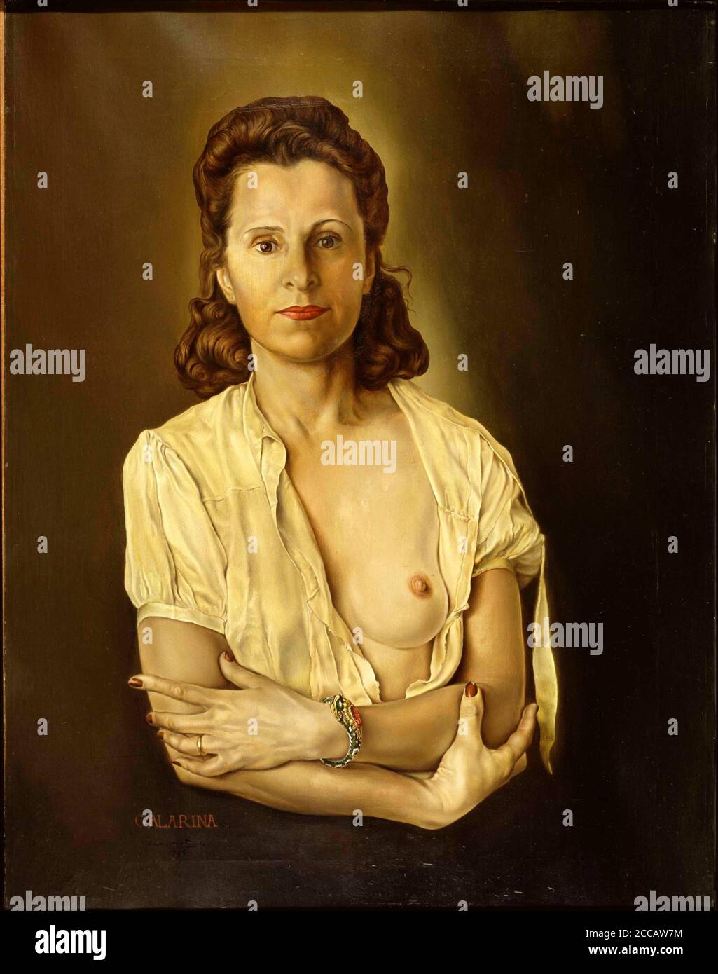 Galarina. Musée: © Fundació Gala-Salvador Dali, Figueres. Banque D'Images