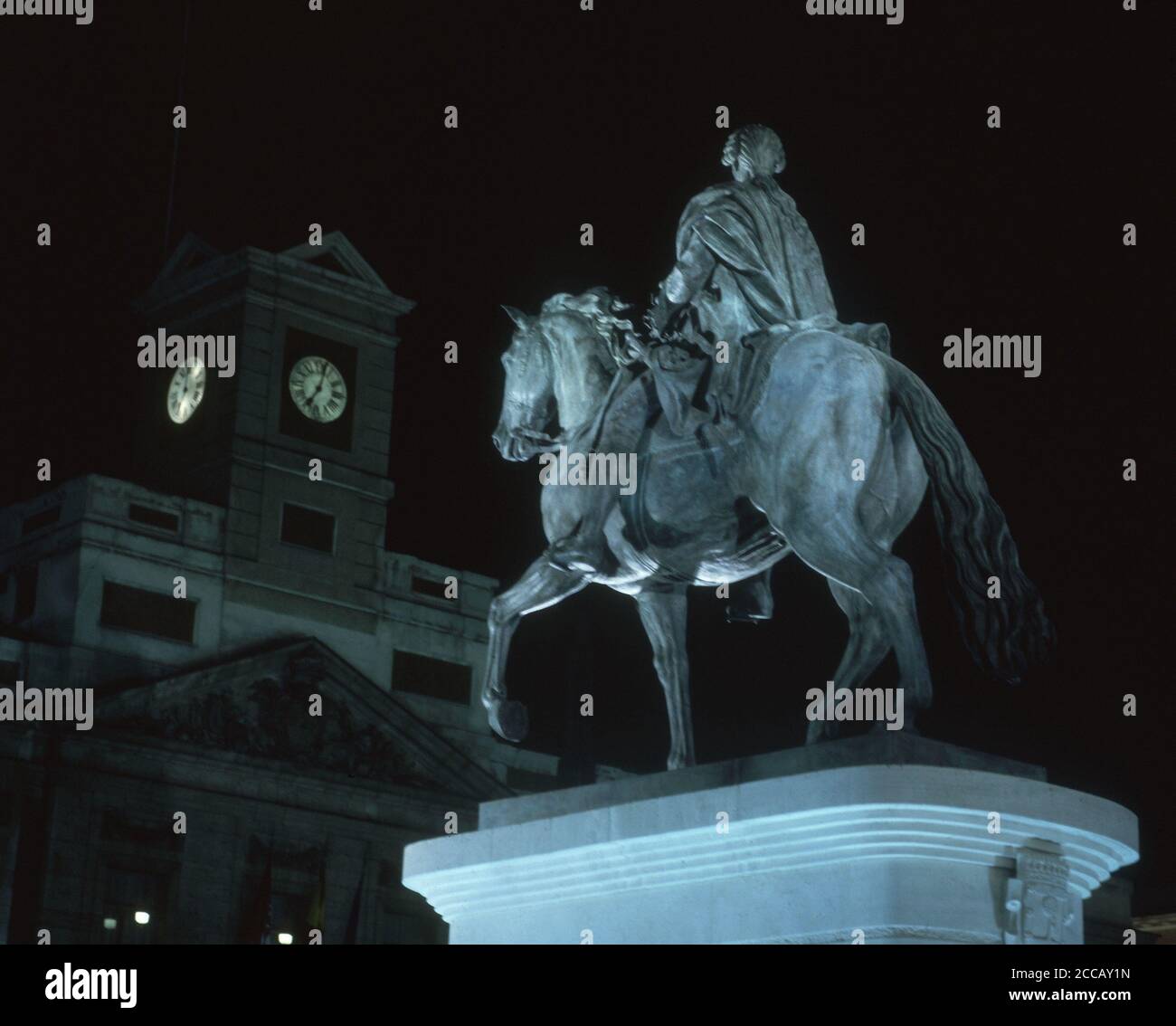 Estatua ecuestre de carlos iii Banque de photographies et d’images à ...