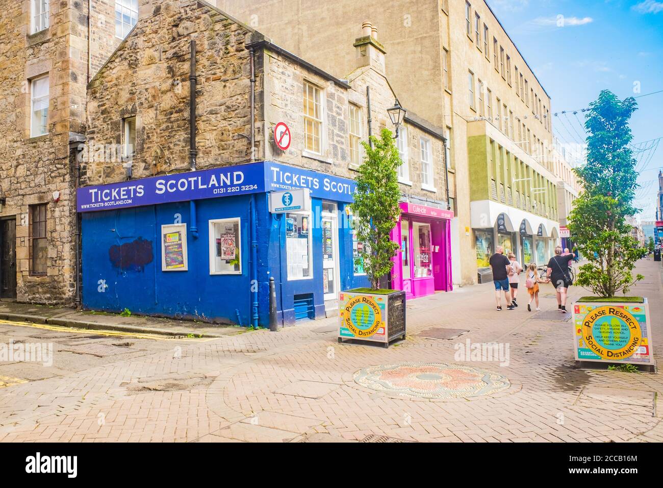 Édimbourg Écosse 6 août 2020 bâtiments et boutiques sur Rose Street dans la nouvelle ville d'Édimbourg, Écosse. La célèbre Nouvelle ville est un quartier commerçant principal Banque D'Images