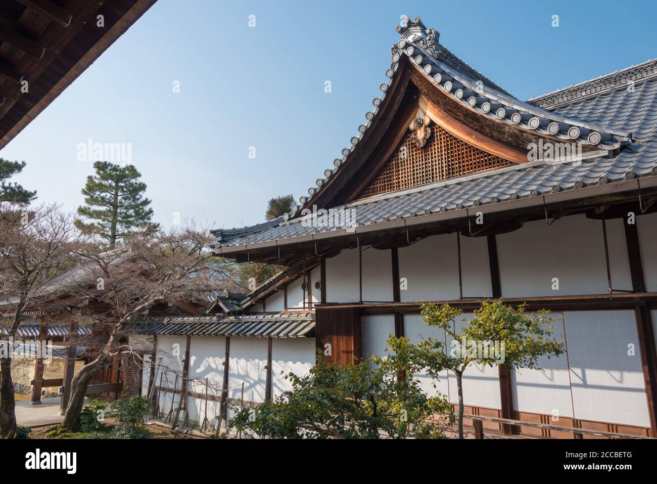 Kyoto, Japon - Temple Daikaku-ji à Kyoto, Japon. Le site était à l'origine une résidence de l'empereur Saga (786-842). Banque D'Images