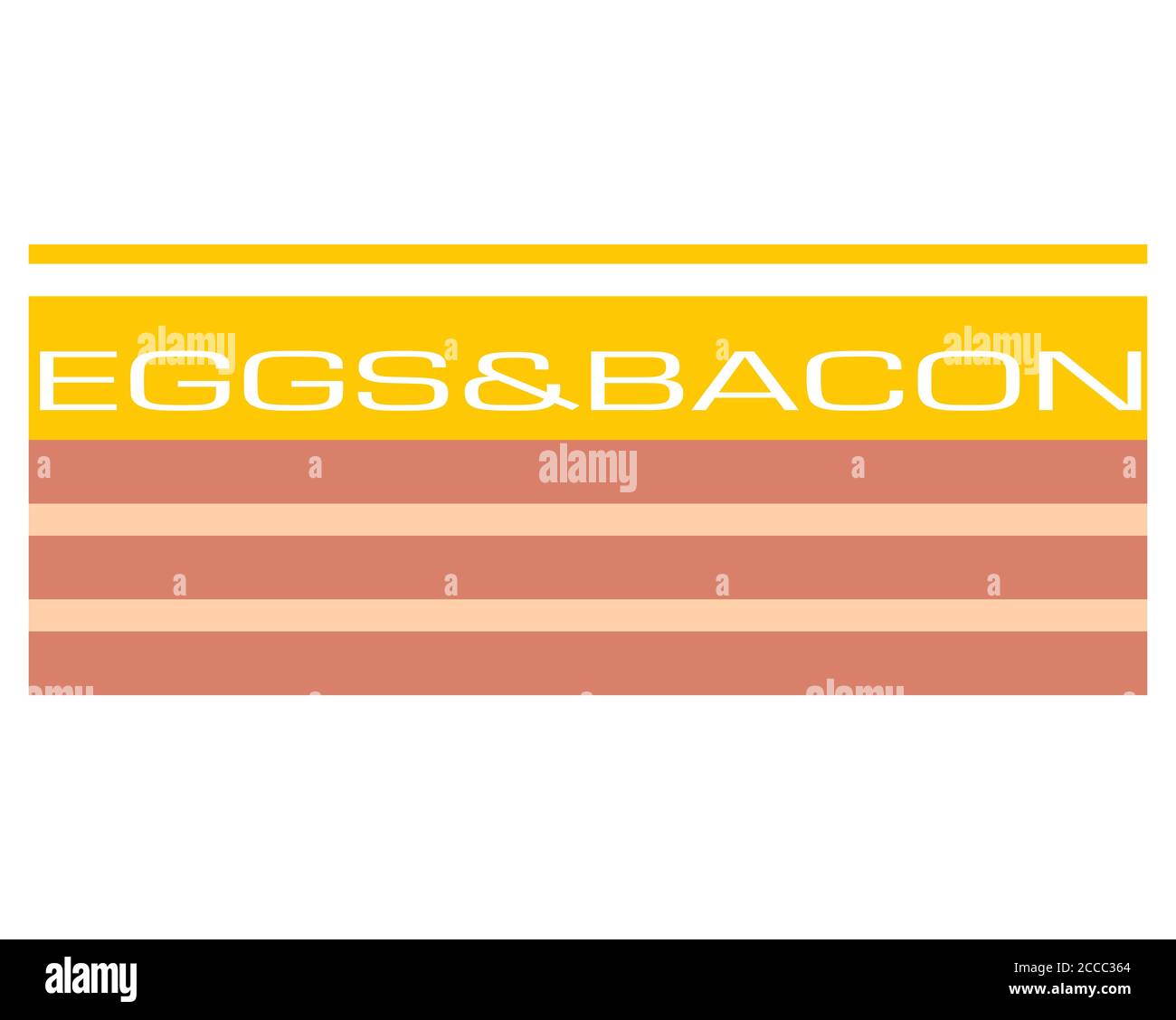 Illustration du vecteur bacon et œufs Illustration de Vecteur