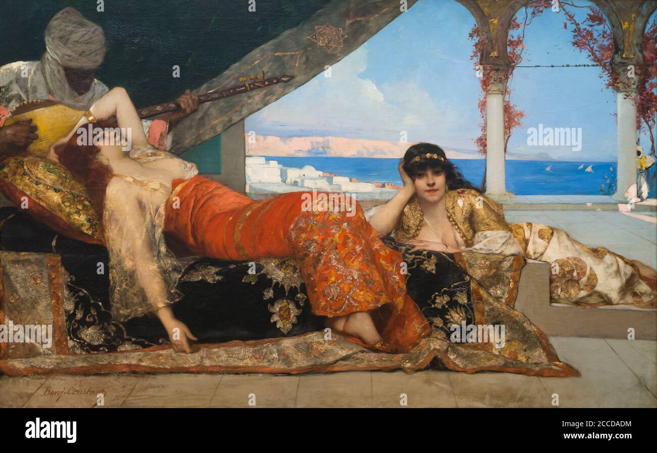 Le favori de l'émir, Jean Joseph Benjamin constant, vers 1879, National Gallery of Art, Washington DC, Etats-Unis, Amérique du Nord Banque D'Images