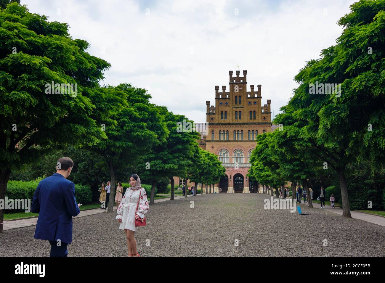 Chernivtsi (Czernowitz), Université de Chernivtsi à Chernivtsi Oblast, Ukraine Banque D'Images