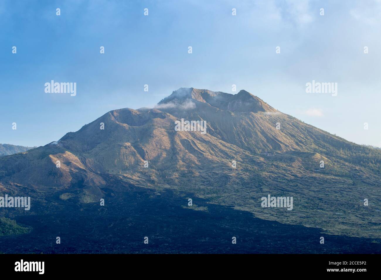 Volcan Batur, Bali Banque D'Images