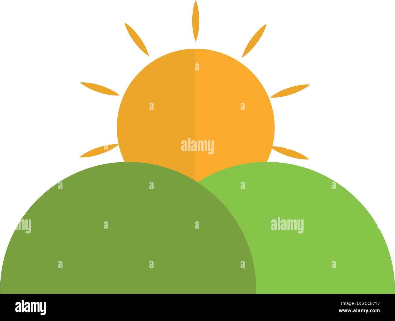 paysage montagnes soleil nature plat icône style illustration vectorielle Illustration de Vecteur paysage montagnes soleil nature plat icône style illustration vectorielle Illustration de Vecteur