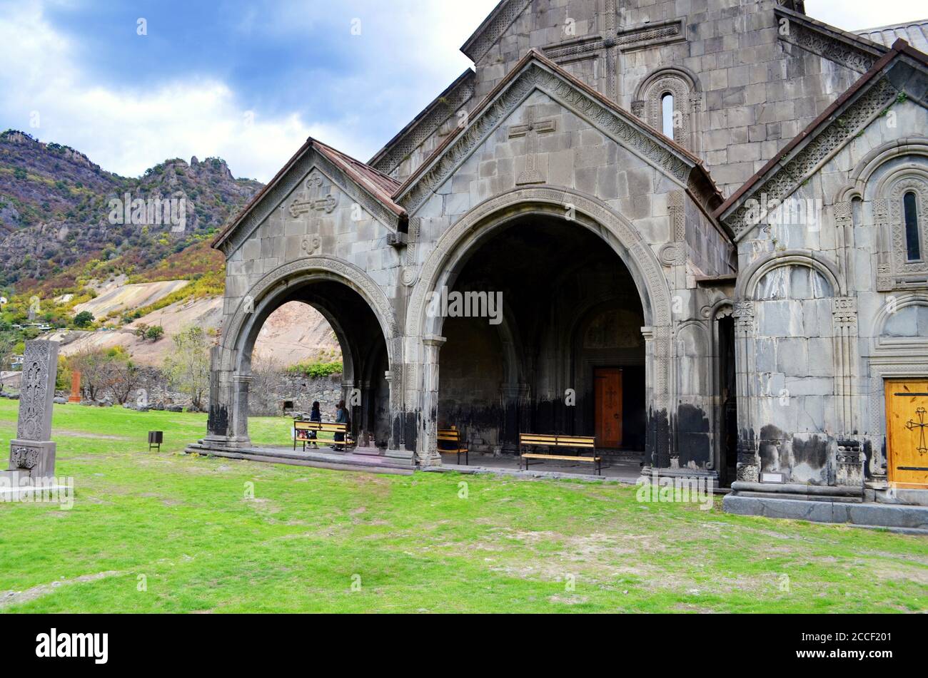 Arménie Monastère Akhtala Banque D'Images