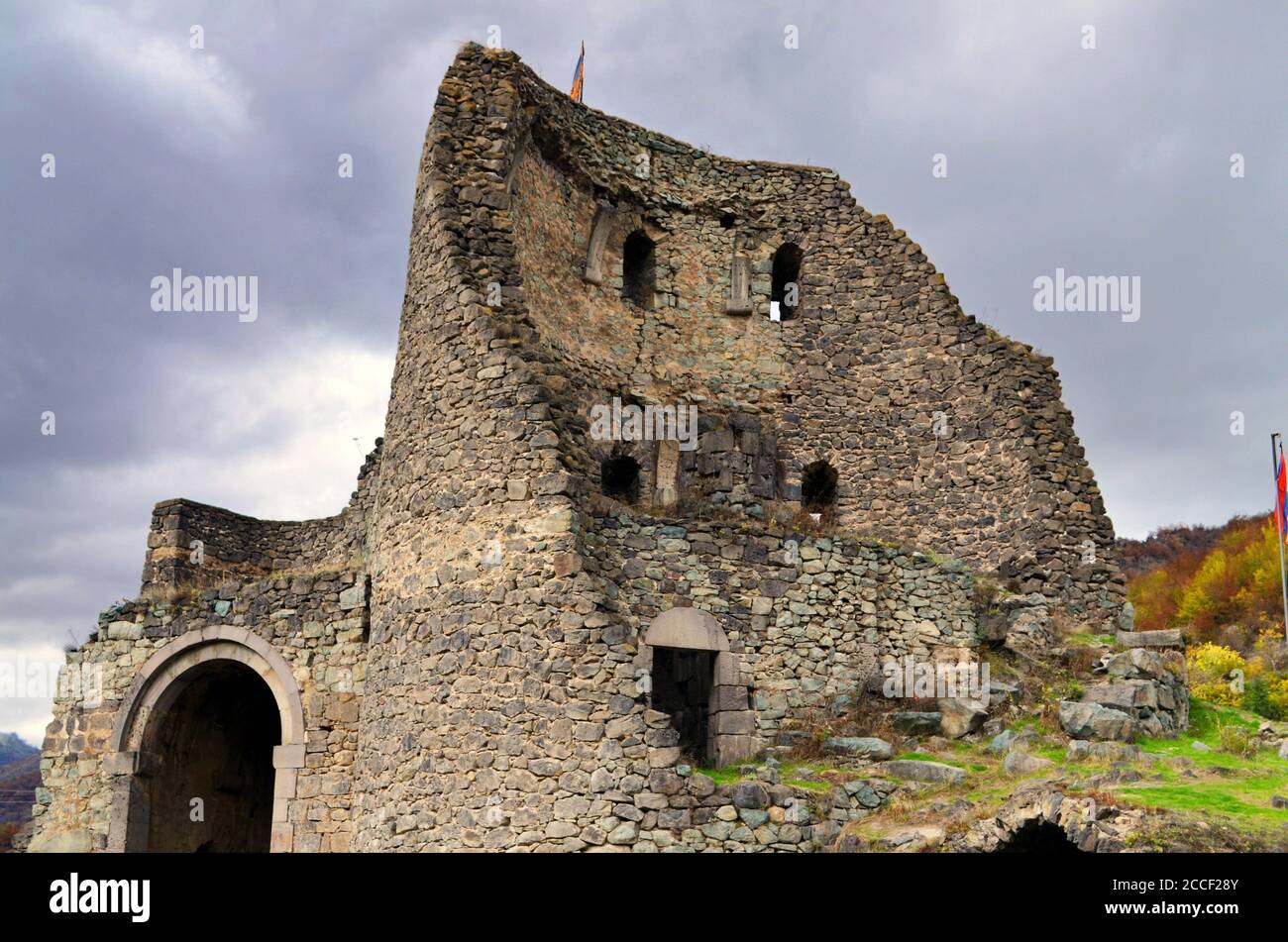 Armenia ruines du monastère d'Akhtala Banque D'Images
