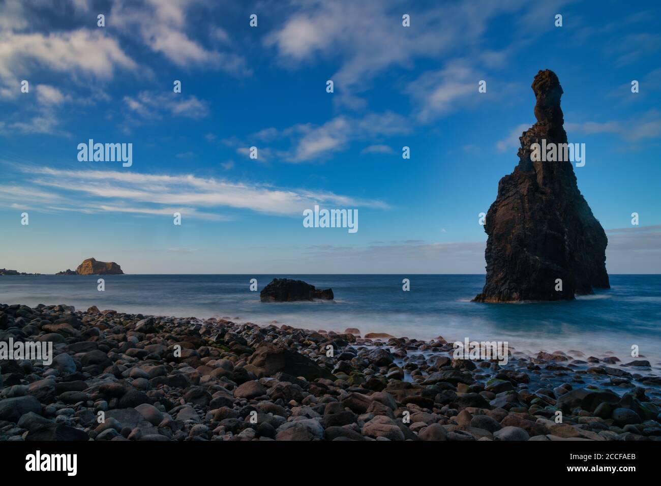 Ribeira da Janela appartient à la municipalité de Porto Moniz, Madère, Portugal Banque D'Images