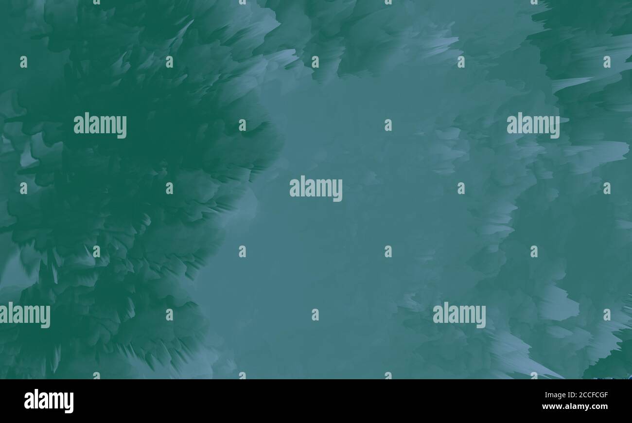 Fond d'eau coloré 3d sarcelle couleur peinture illustration fond d'écran, beau artistique peinture d'eau motif d'arrière-plan Banque D'Images