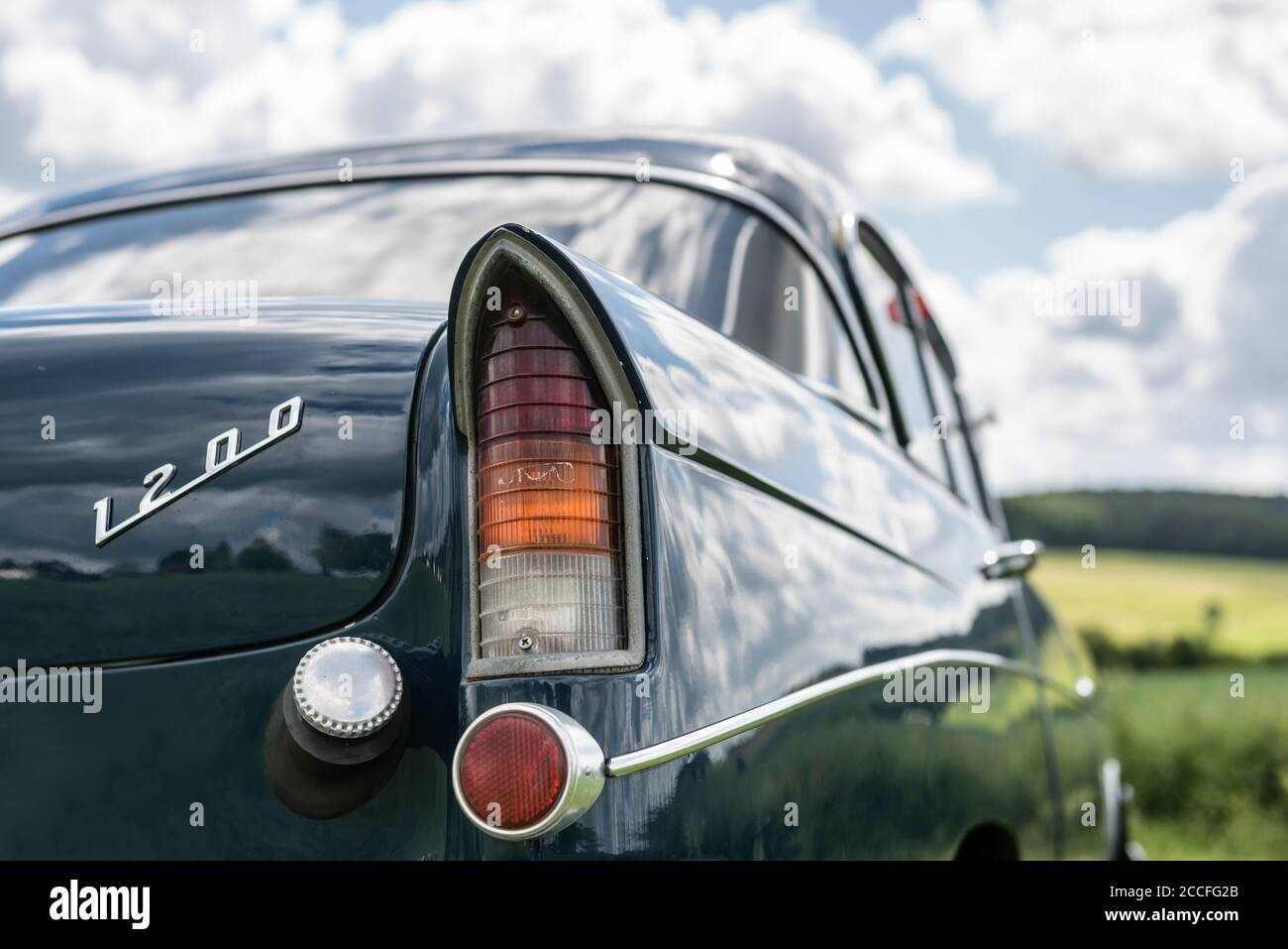 Brombachtal, Hesse, Allemagne. Opel Olympia Rekord P1, construit en 1960, 40 ch, cylindrée 1200 cc. Banque D'Images