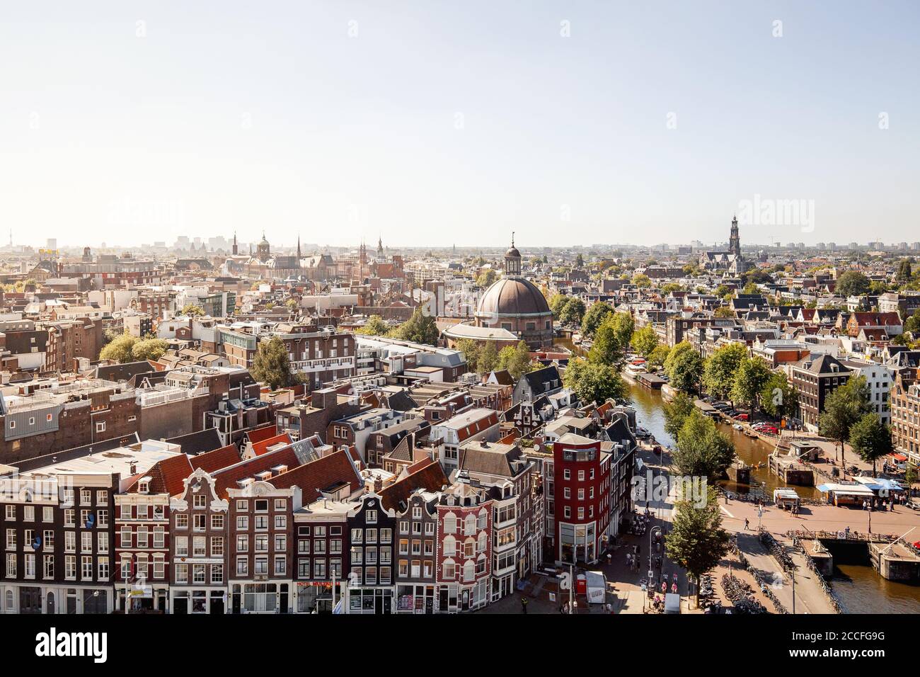 Centre d'Amsterdam Banque D'Images