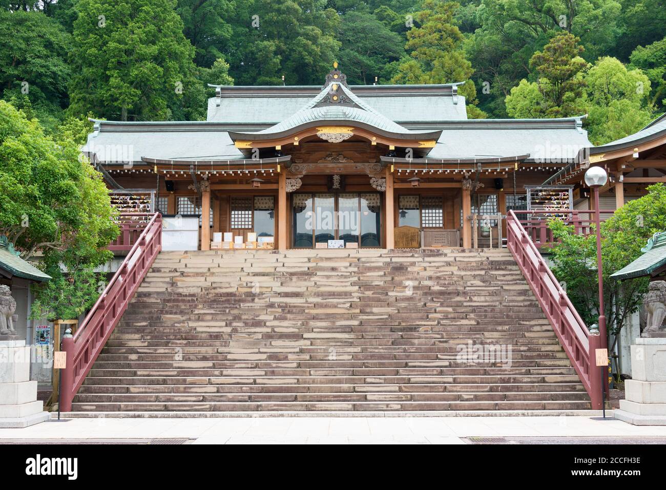 Nagasaki, Japon - Temple Suwa à Nagasaki, Japon. Banque D'Images