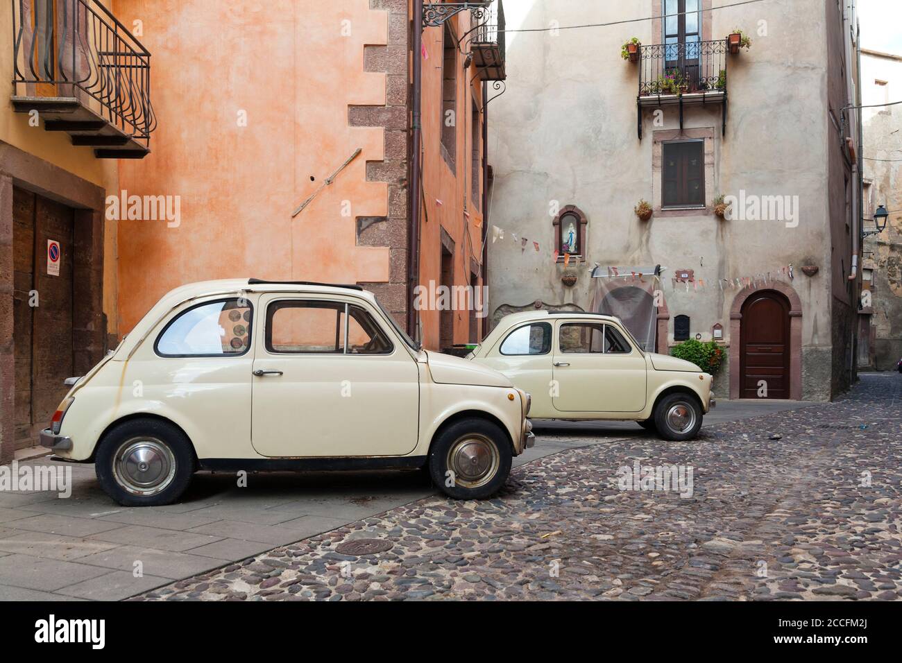 Fiat 500, Nuova, Cinquecento, voiture, voiture d'époque, Italie, Banque D'Images