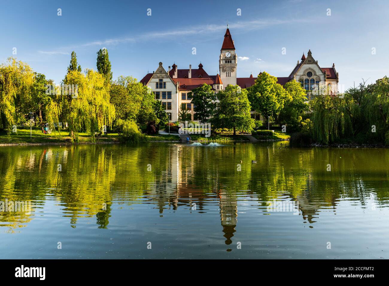 Europe, Pologne, Basse-Silésie, Wroclaw - Parc Stanislawa Tolpy Banque D'Images