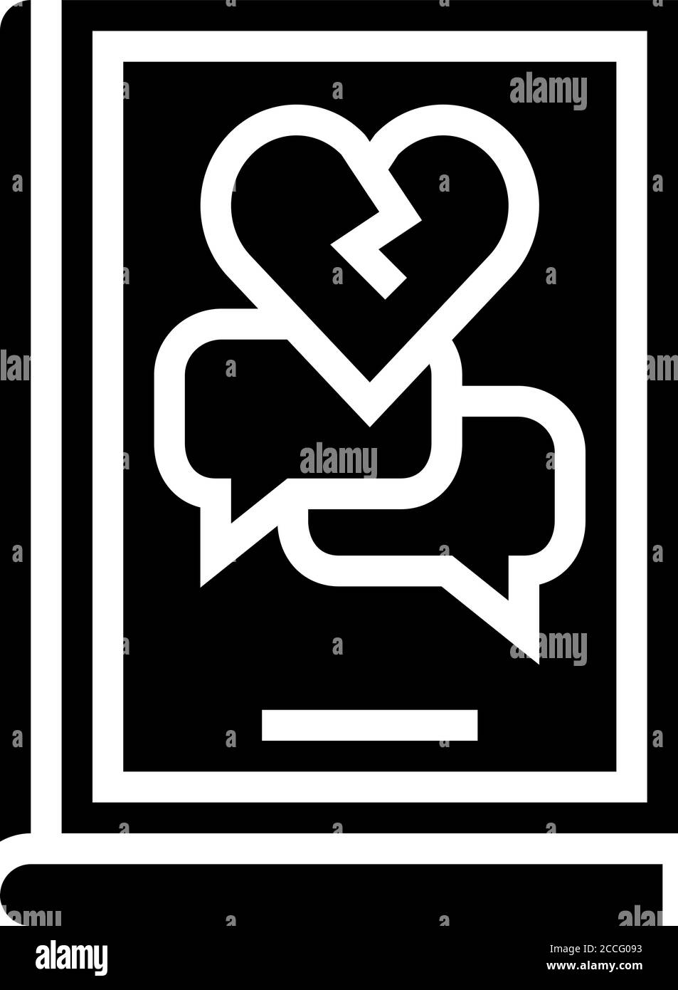 illustration vectorielle d'icône de glyphe de genre dramatique Illustration de Vecteur