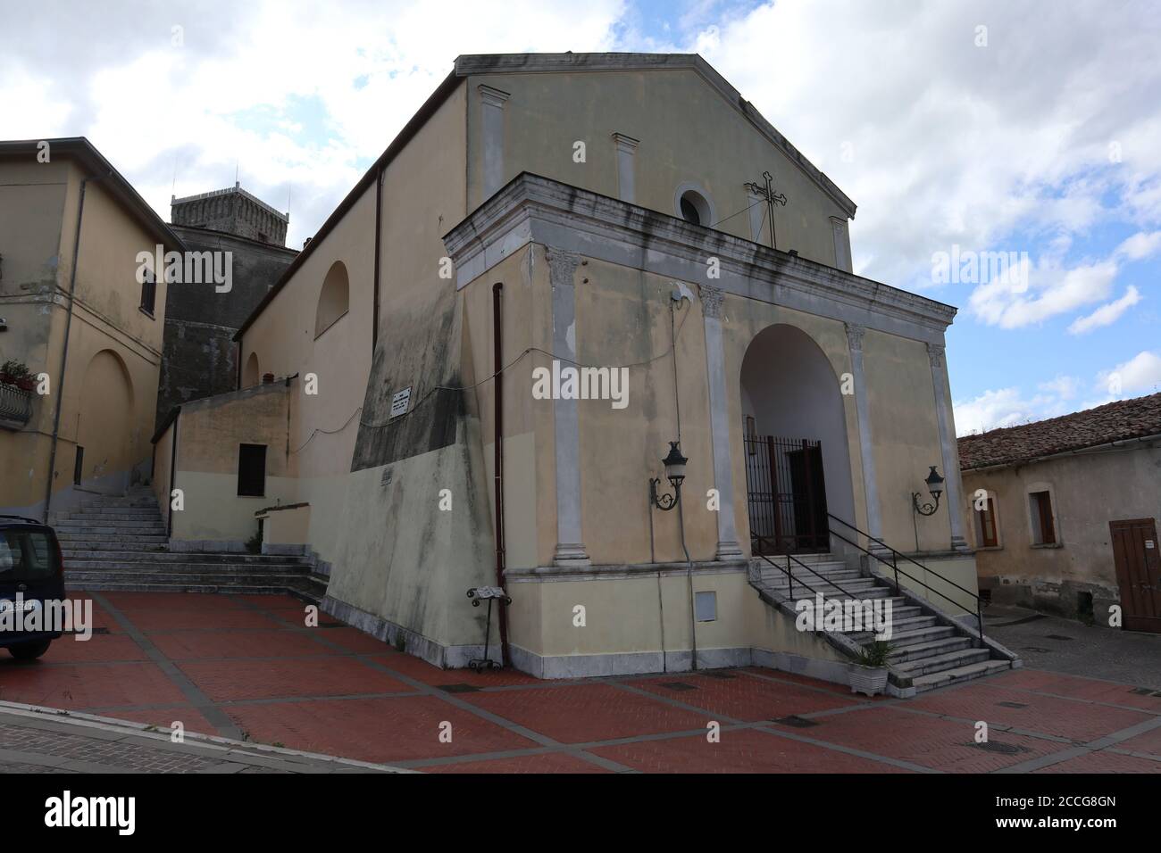 Chianche - Chiesa San Felice Banque D'Images