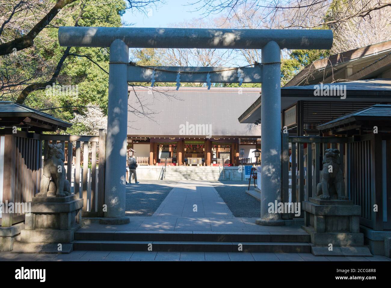 Tokyo, Japon - Temple de Nogi à Tokyo, Japon. Banque D'Images