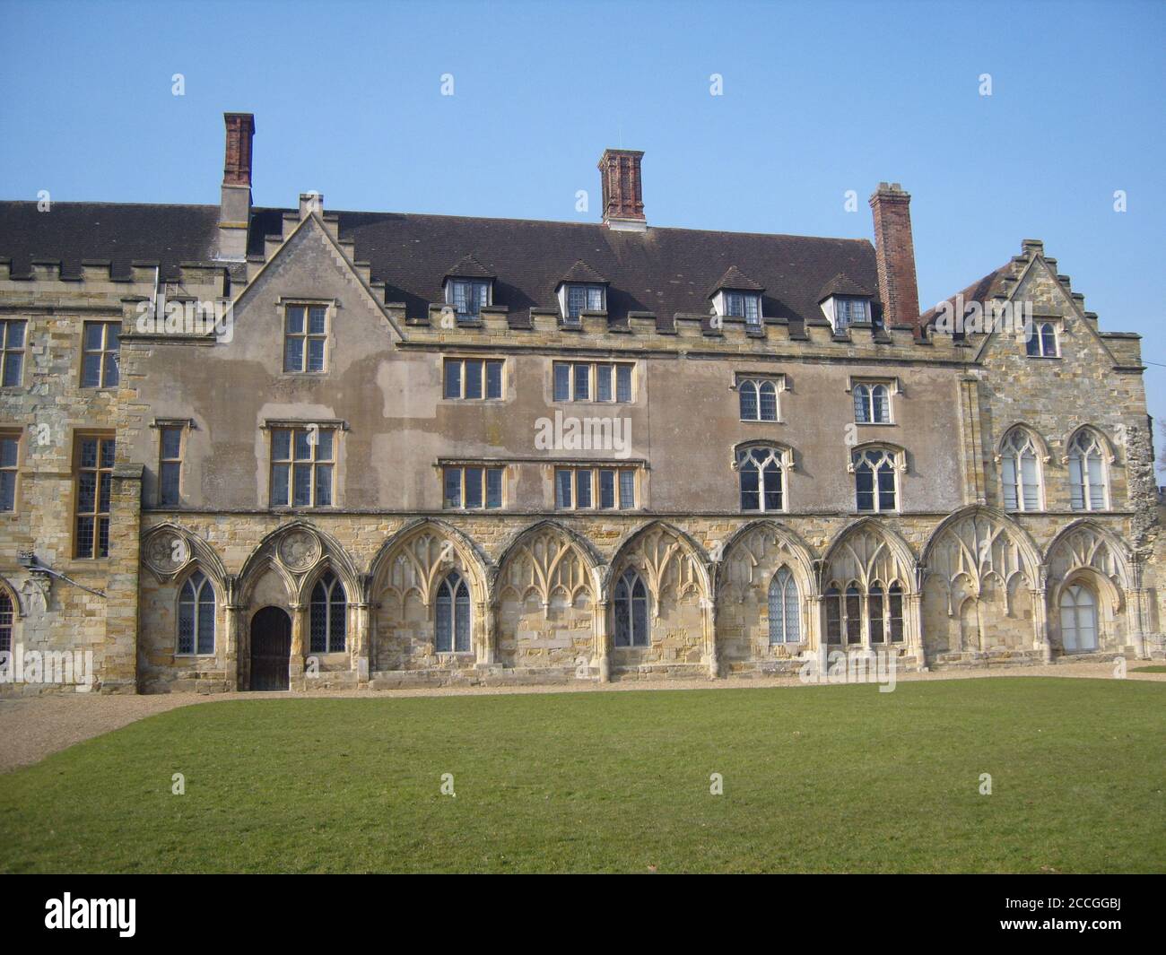 Constructions de l'abbaye de bataille Banque D'Images