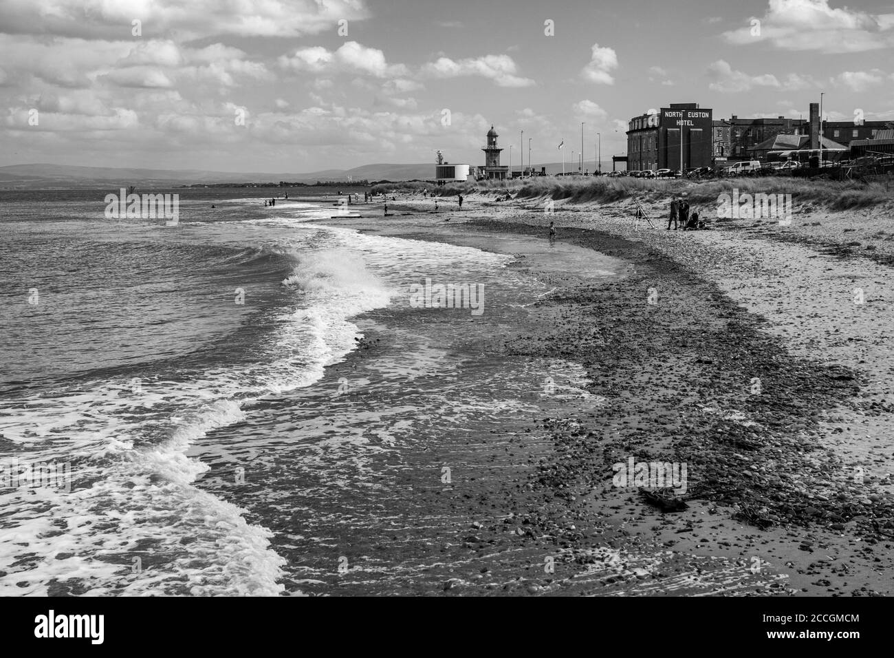 River Wyre à Fleetwood Banque D'Images