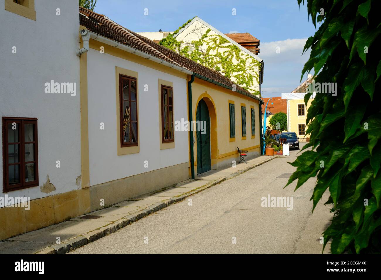 Vieille ville historique de Rust sur le lac Neusiedl, Burgenland, Autriche Banque D'Images