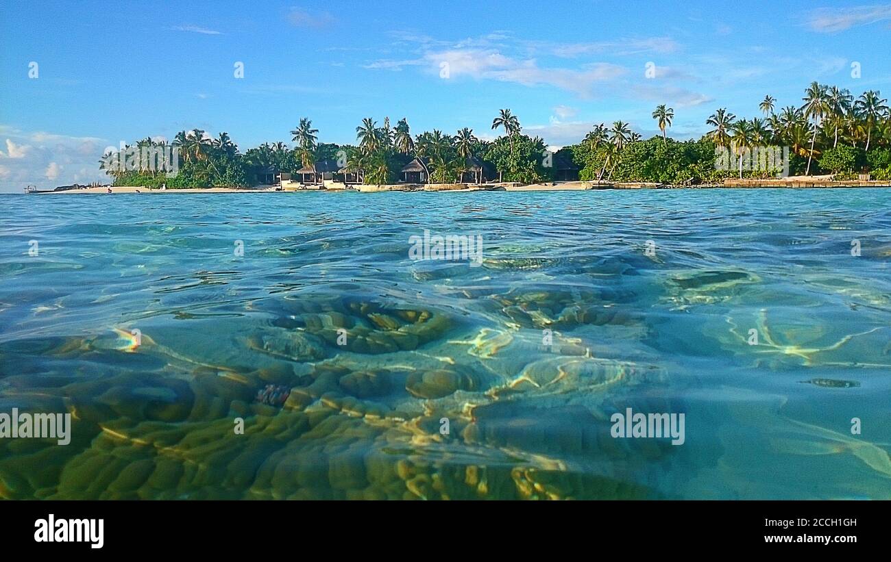 Îles Maldives Banque D'Images