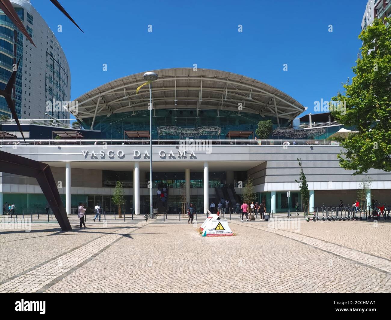 Parc des Nations - Parque das Nacoes à Lisbonne au Portugal, l'Expo areal Banque D'Images
