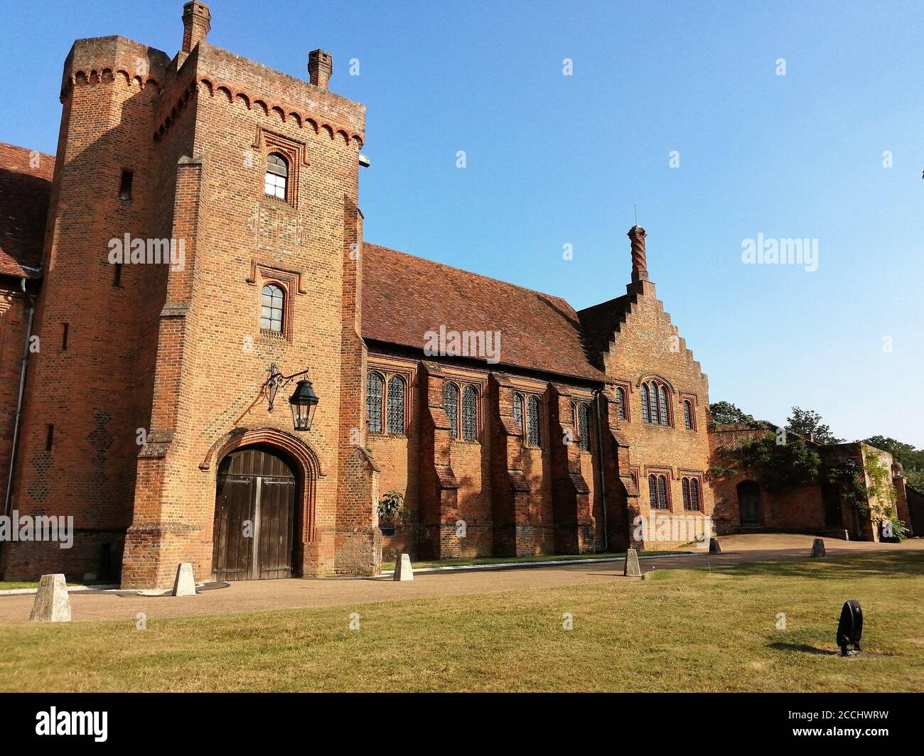 Une vieille grande maison à Hatfield, Londres, Royaume-Uni. Banque D'Images